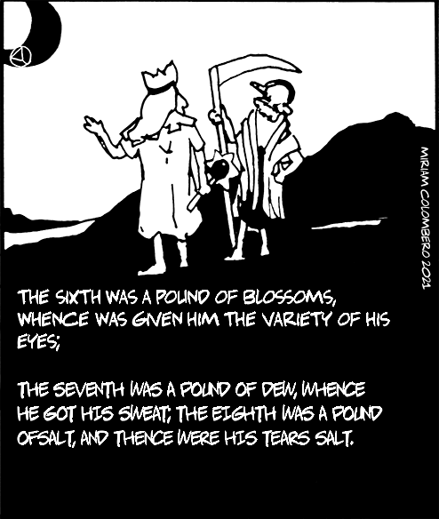 comic panel-Salomon and Saturn